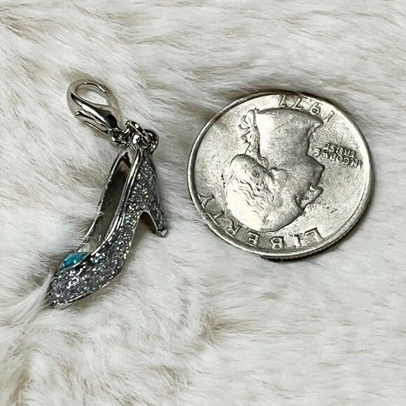 Disney Cinderella Glittery Glass Slipper Charm - Picture 7 of 7